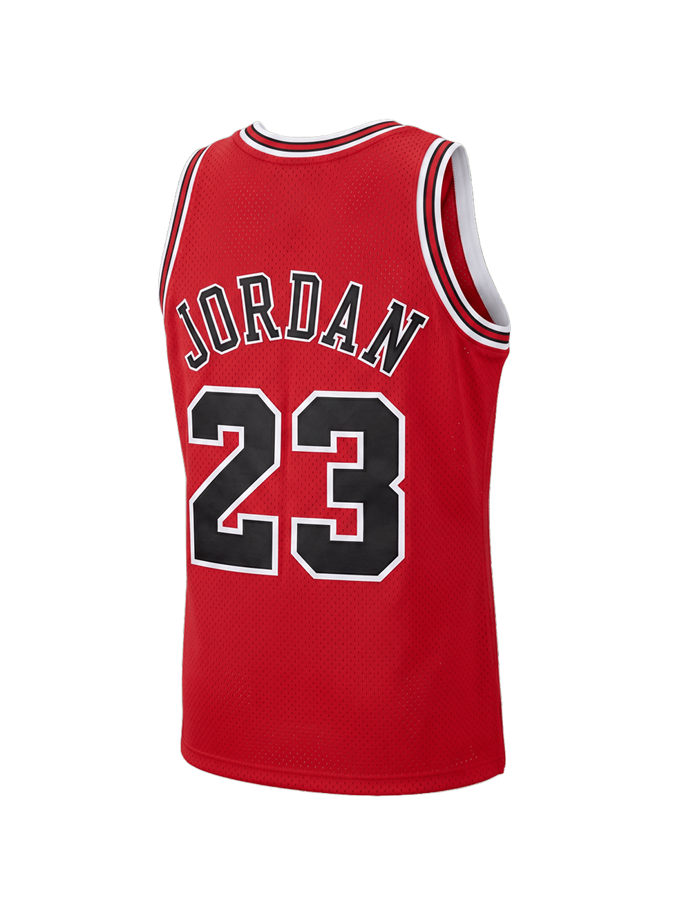 Mitchell And Ness Jerseys Michael Jordan Chicago Bulls Mitchell & Ness NBA 97-98 Road Authentic Jersey - Red