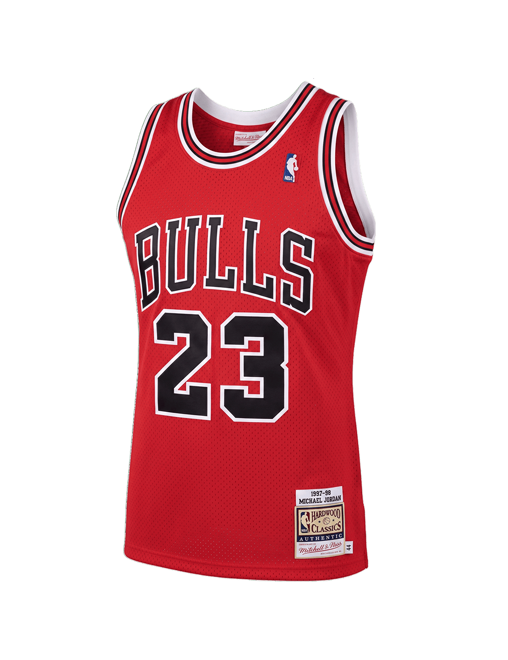 Mitchell And Ness Jerseys Michael Jordan Chicago Bulls Mitchell & Ness NBA 97-98 Road Authentic Jersey - Red