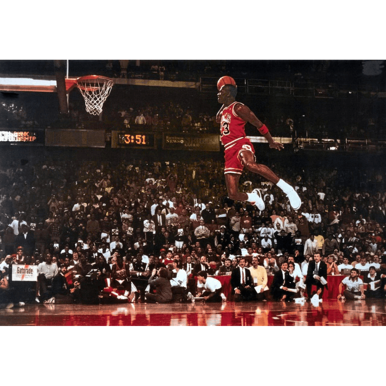 Trends International Posters Michael Jordan Chicago Bulls NBA Slam Dunk Contest Poster