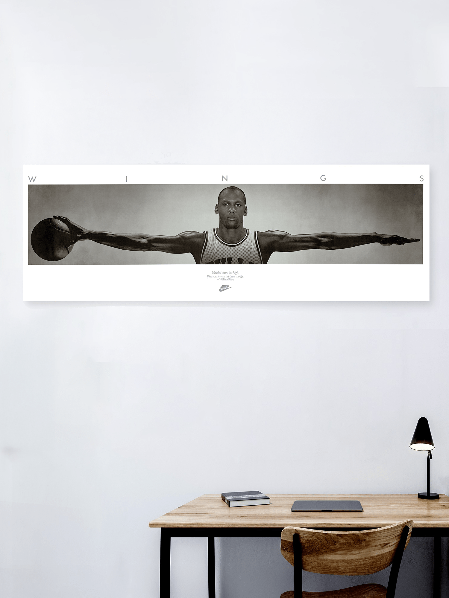 Trends International Posters Michael Jordan Chicago Bulls NBA Wings 160 x 60cm Poster