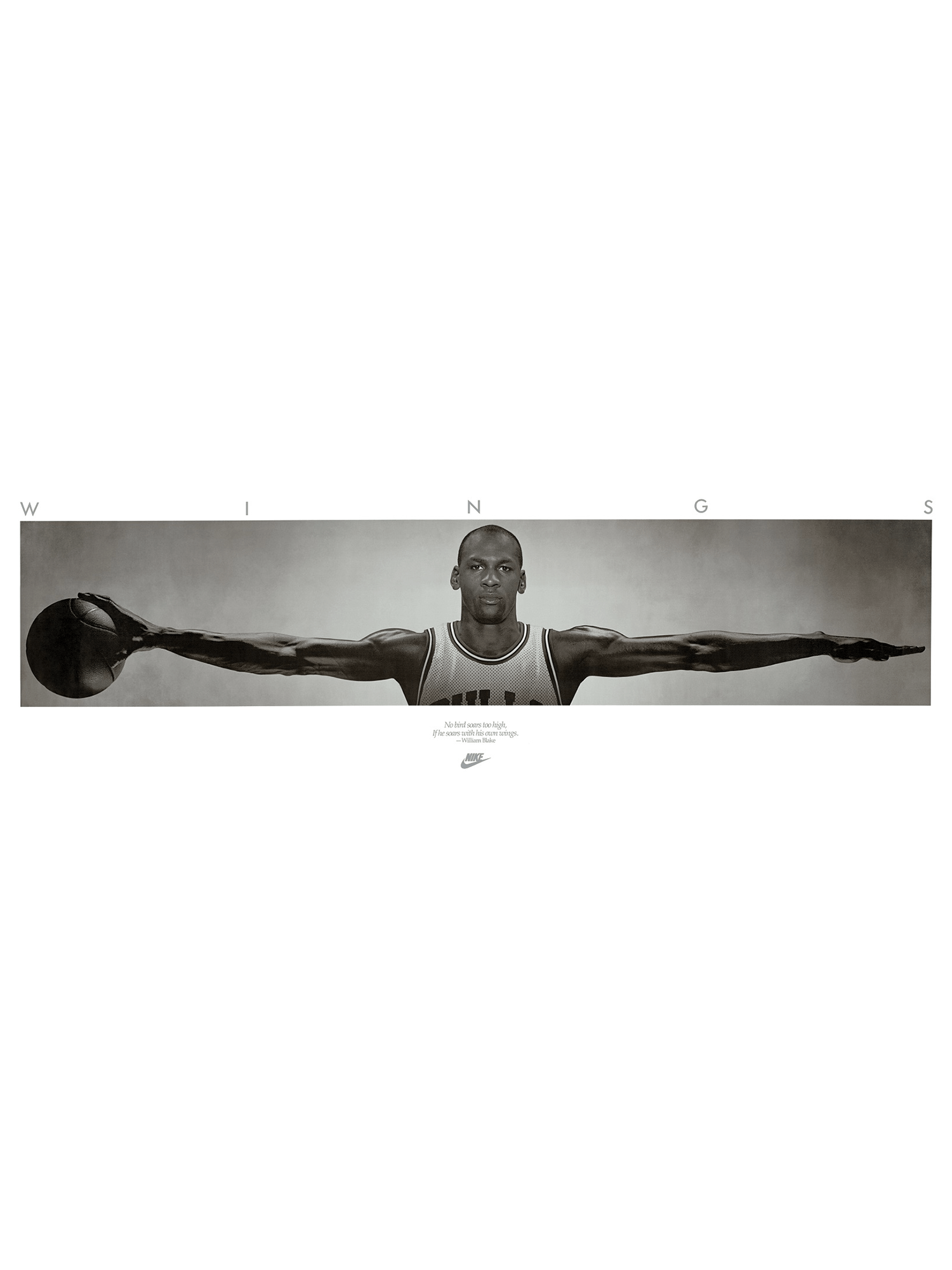 Trends International Posters Michael Jordan Chicago Bulls NBA Wings 160 x 60cm Poster