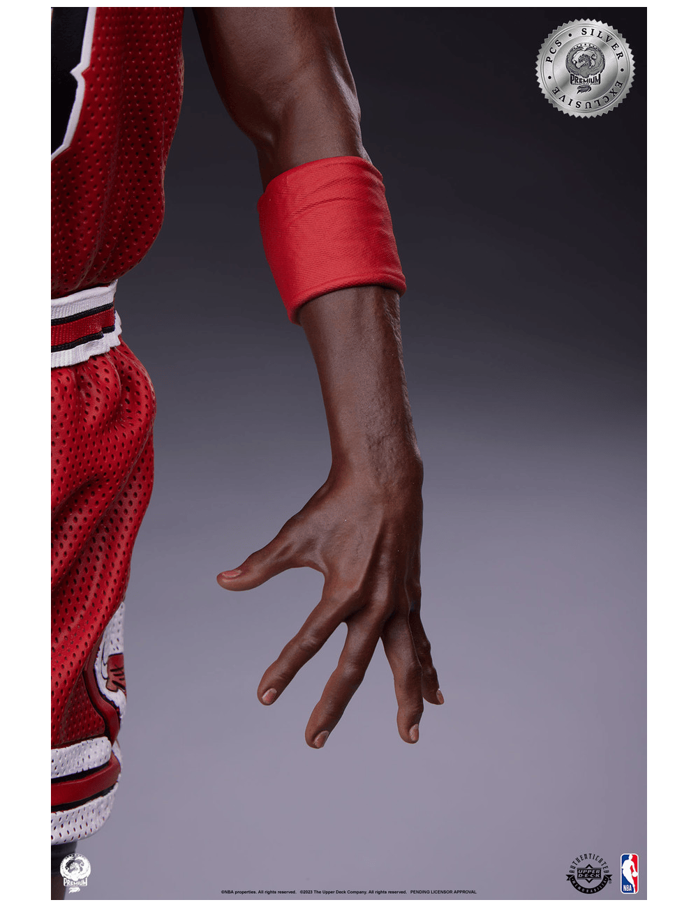 NBA Branded Figures Michael Jordan Chicago Bulls PCS NBA 1:4 Scale Dunking Statue Figure