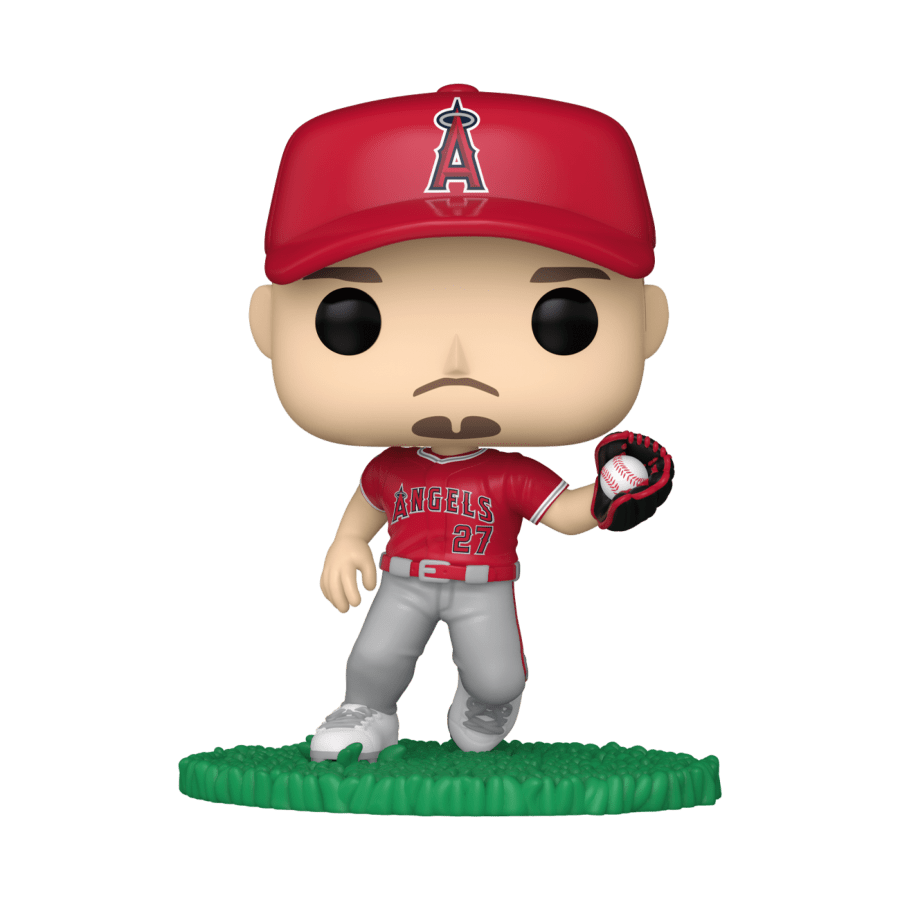 Funko Figures Mike Trout Los Angeles Angels Funko MLB #93 Pop Vinyl Figure - Red