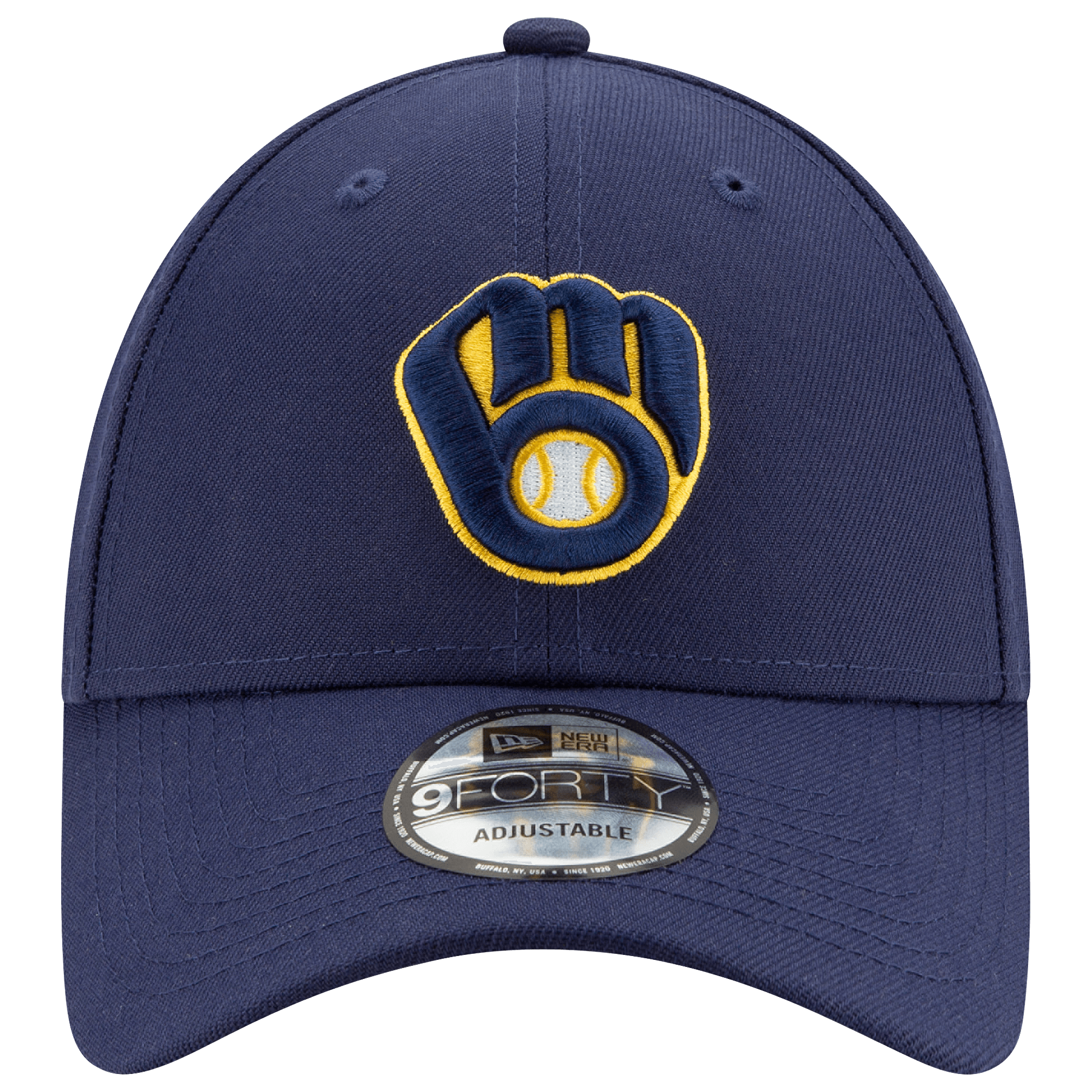 New Era Caps Milwaukee Brewers New Era MLB Team 9FORTY Snapback Hat - Navy