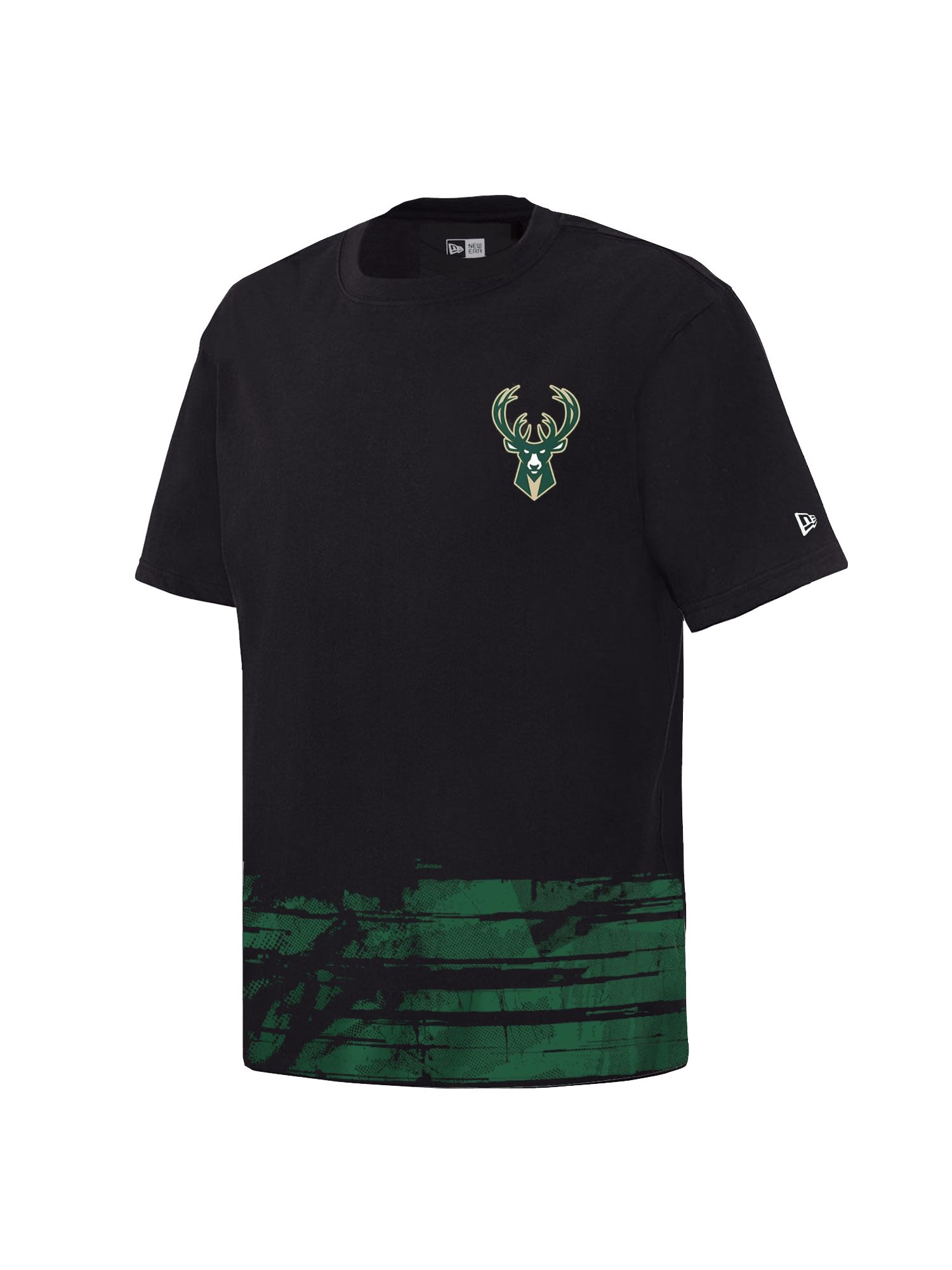 New Era T-Shirts Milwaukee Bucks New Era NBA 24-25 Tip-Off T-Shirt - Black