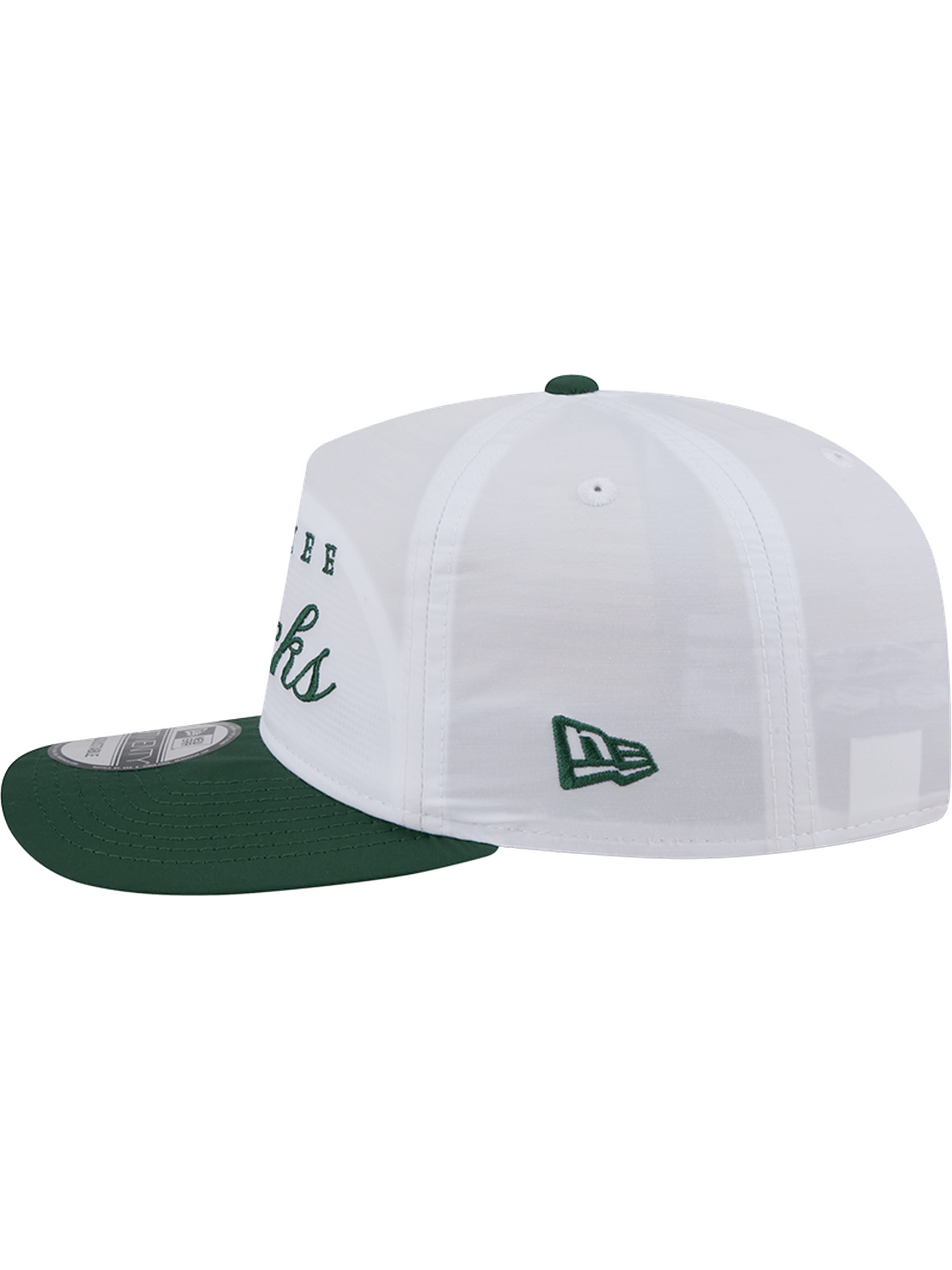 New Era Caps MIlwaukee Bucks New Era NBA 25 Draft 19TWENTY A-Frame Pre-Curved Hat - White
