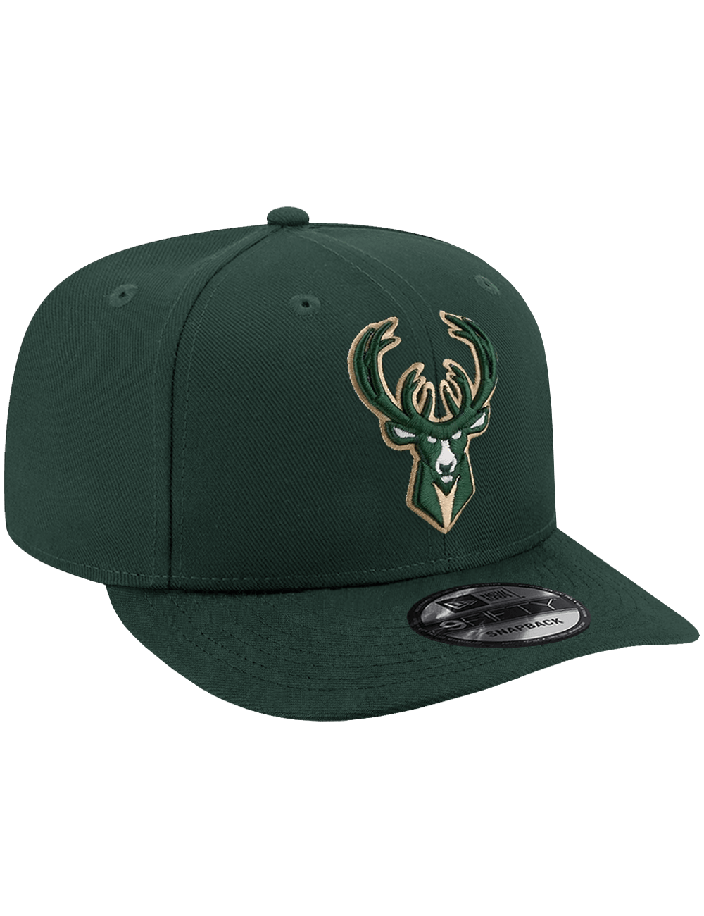 New Era Caps OSFA Milwaukee Bucks New Era NBA Team 9FIFTY Pre-Curved Snapback Hat - Green