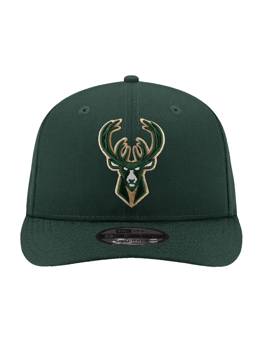 New Era Caps OSFA Milwaukee Bucks New Era NBA Team 9FIFTY Pre-Curved Snapback Hat - Green