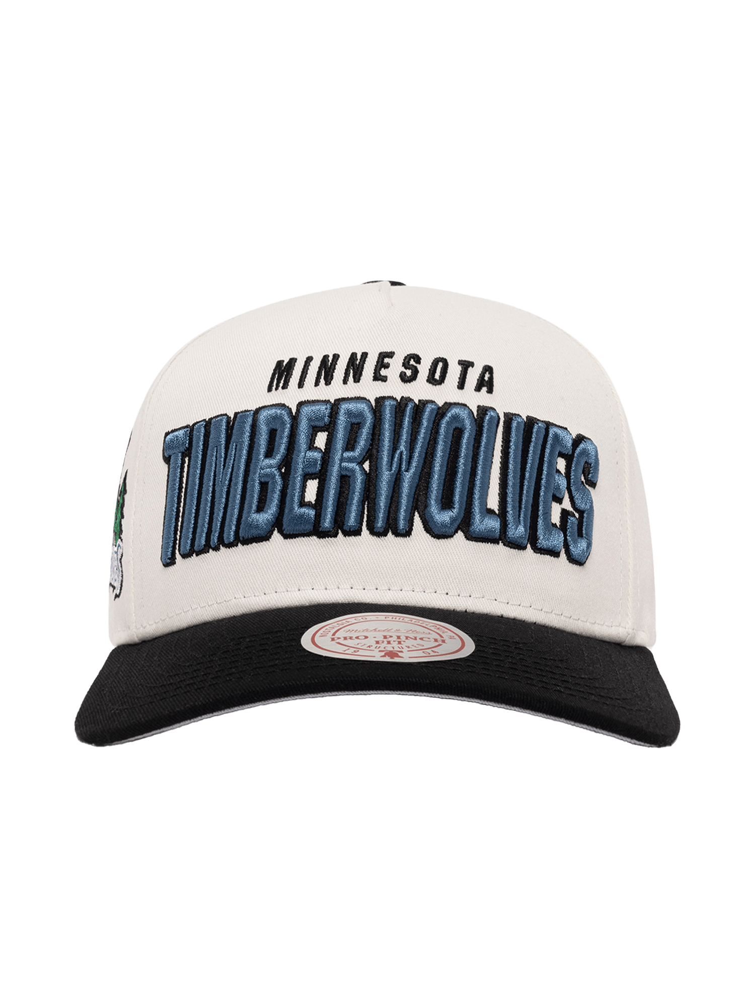 Mitchell And Ness Caps Minnesota Timberwolves Mitchell & Ness NBA HWC Draft Day Pro Pinch Snapback Hat