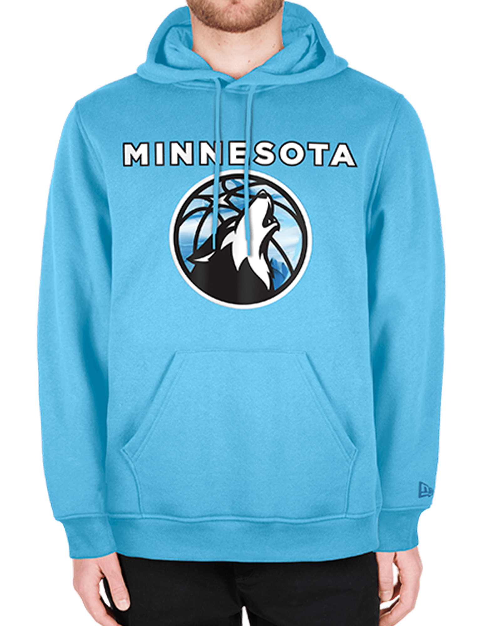 New Era Jumpers Minnesota Timberwolves New Era NBA 24-25 City Edition Hoodie Jumper - Light Blue