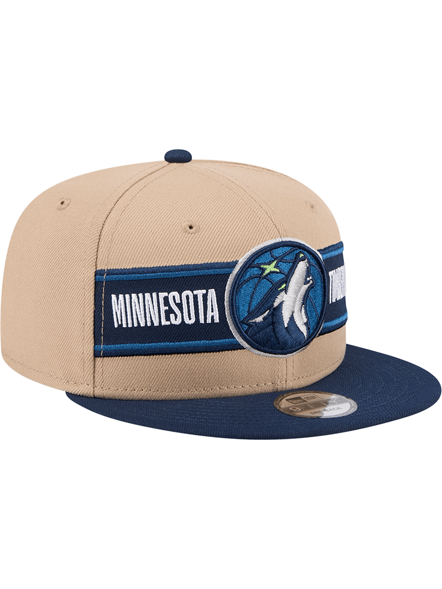 New Era Caps Minnesota Timberwolves New Era NBA 24 Draft 9FIFTY Snapback Hat - Tan