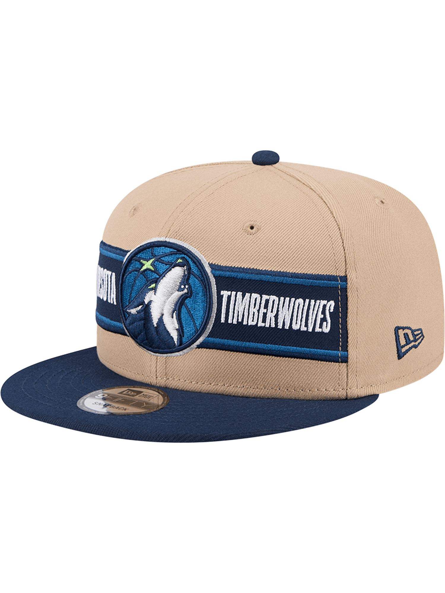 New Era Caps Minnesota Timberwolves New Era NBA 24 Draft 9FIFTY Snapback Hat - Tan