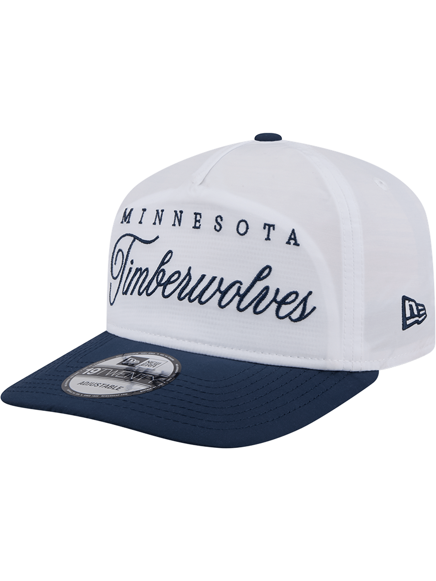 New Era Caps Minnesota Timberwolves New Era NBA 25 Draft 19TWENTY A-Frame Pre-Curved Hat - White