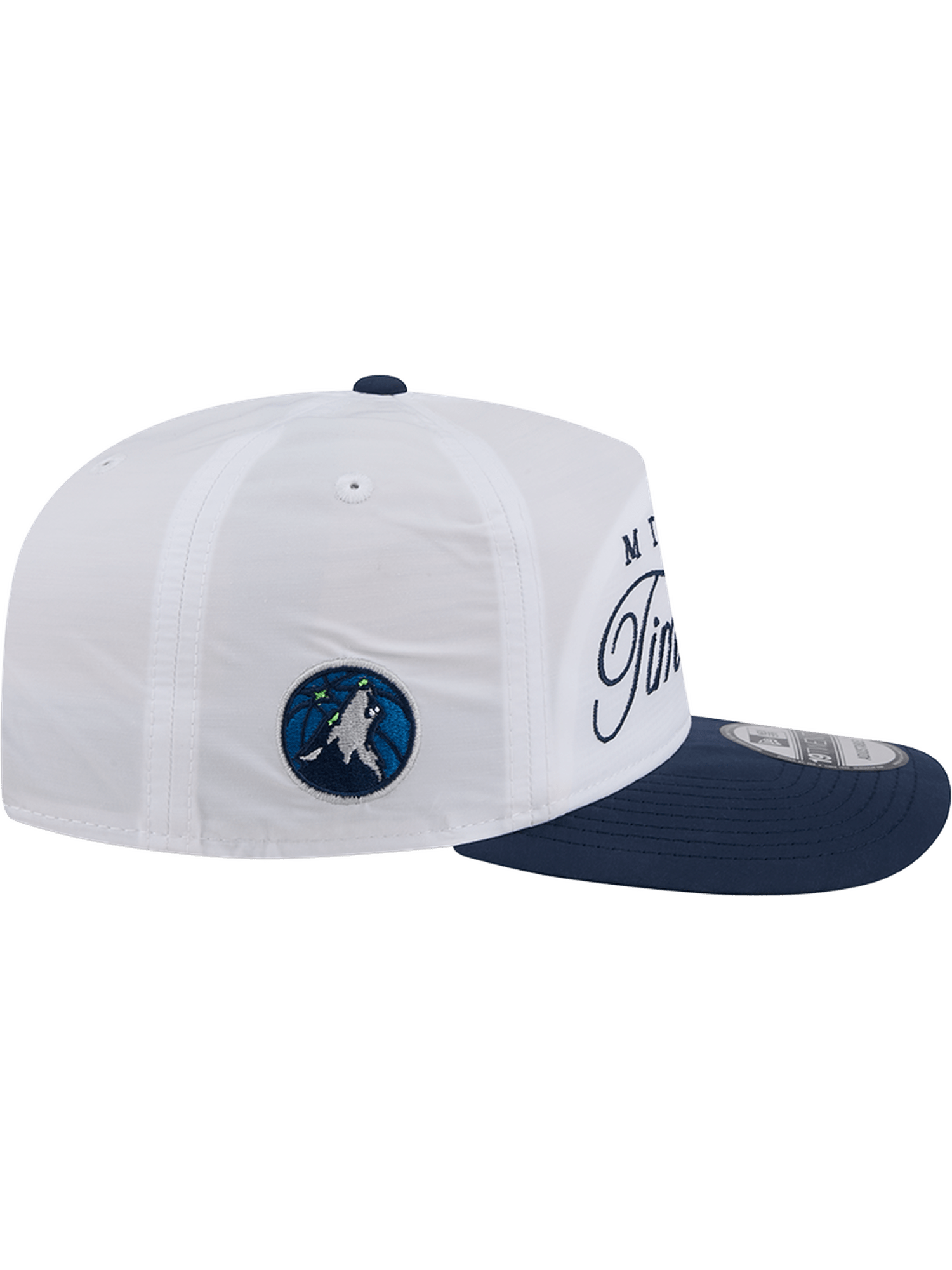 New Era Caps Minnesota Timberwolves New Era NBA 25 Draft 19TWENTY A-Frame Pre-Curved Hat - White