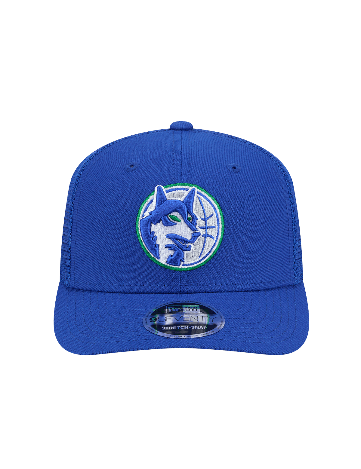 New Era Caps Minnesota Timberwolves New Era NBA HWC 9SEVENTY Trucker Stretch Snapback Hat - Blue