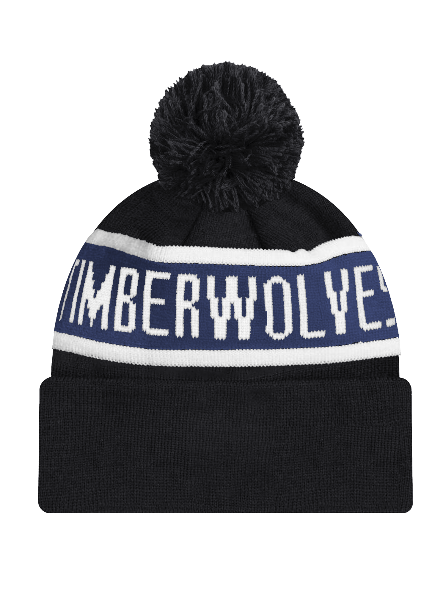 New Era Beanies Minnesota Timberwolves New Era NBA Spell Out Knit Beanie - Black