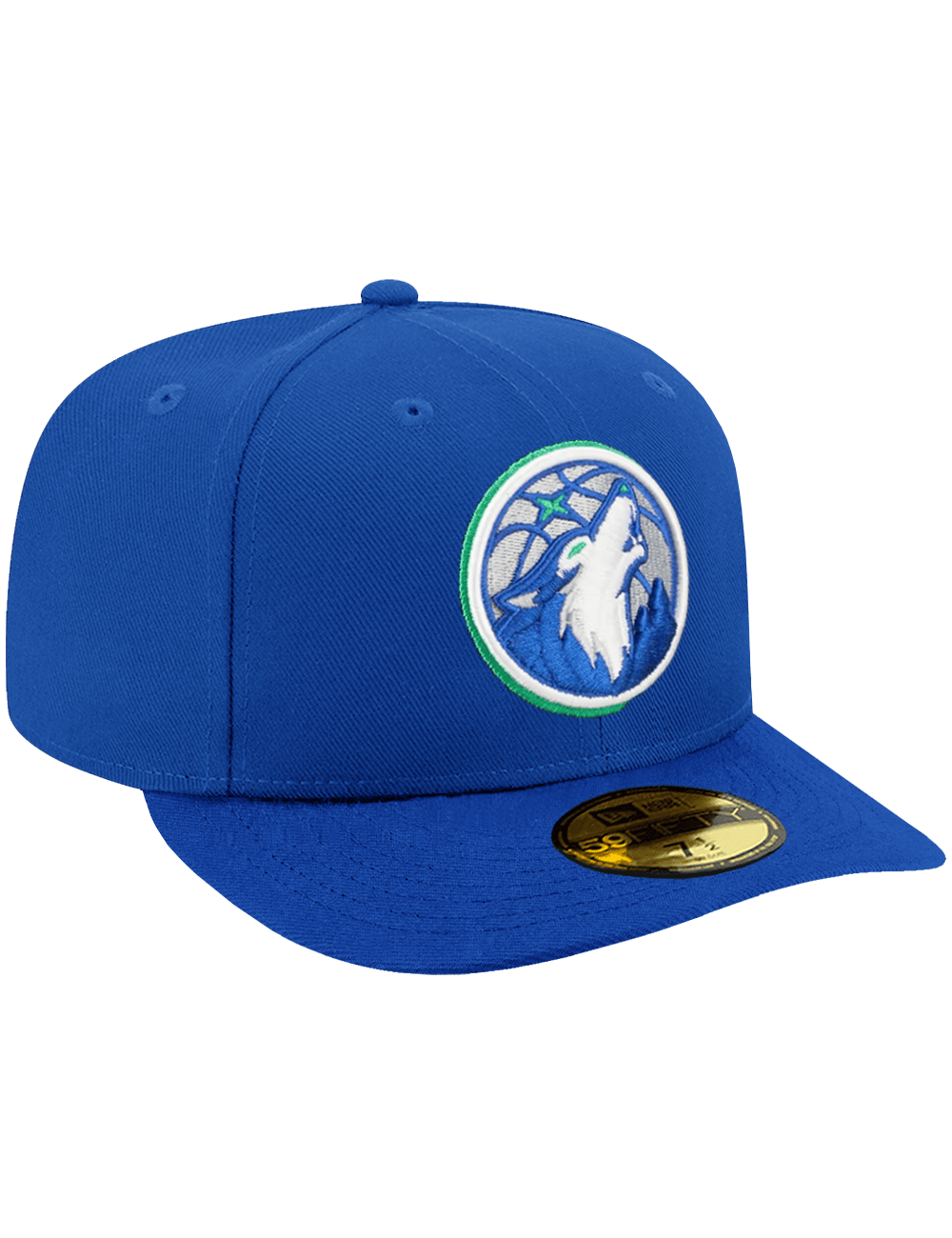 New Era Caps Minnesota Timberwolves New Era NBA Team 59FIFTY Pre-Curved Fitted Hat - Blue