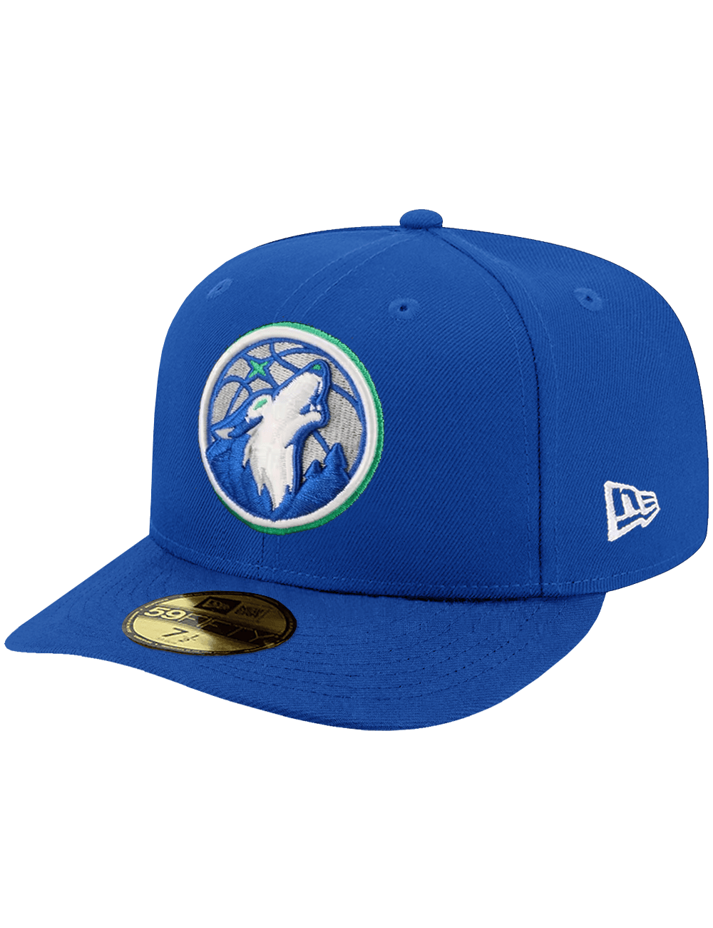 New Era Caps Minnesota Timberwolves New Era NBA Team 59FIFTY Pre-Curved Fitted Hat - Blue
