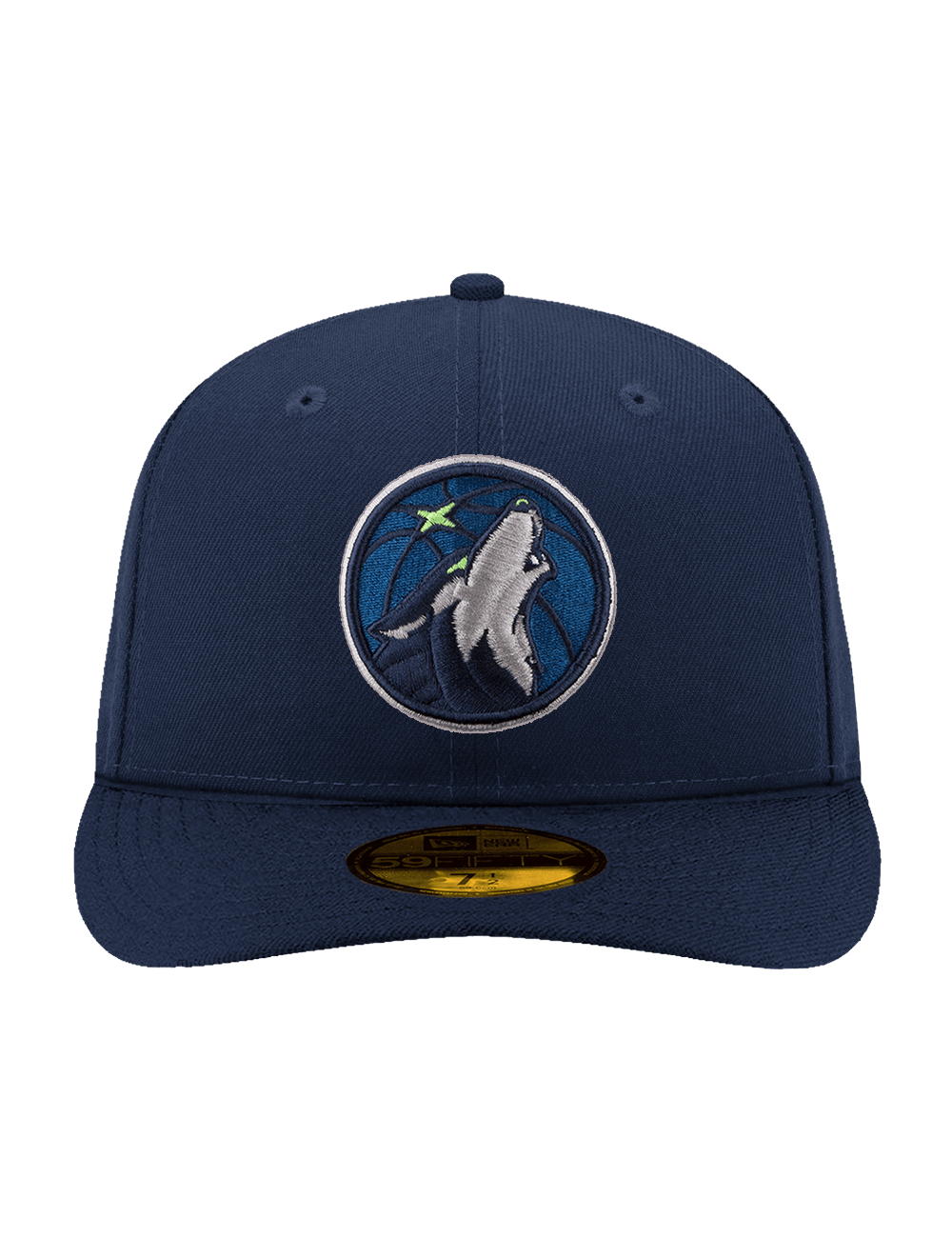 New Era Caps Minnesota Timberwolves New Era NBA Team 59FIFTY Pre-Curved Fitted Hat - Navy