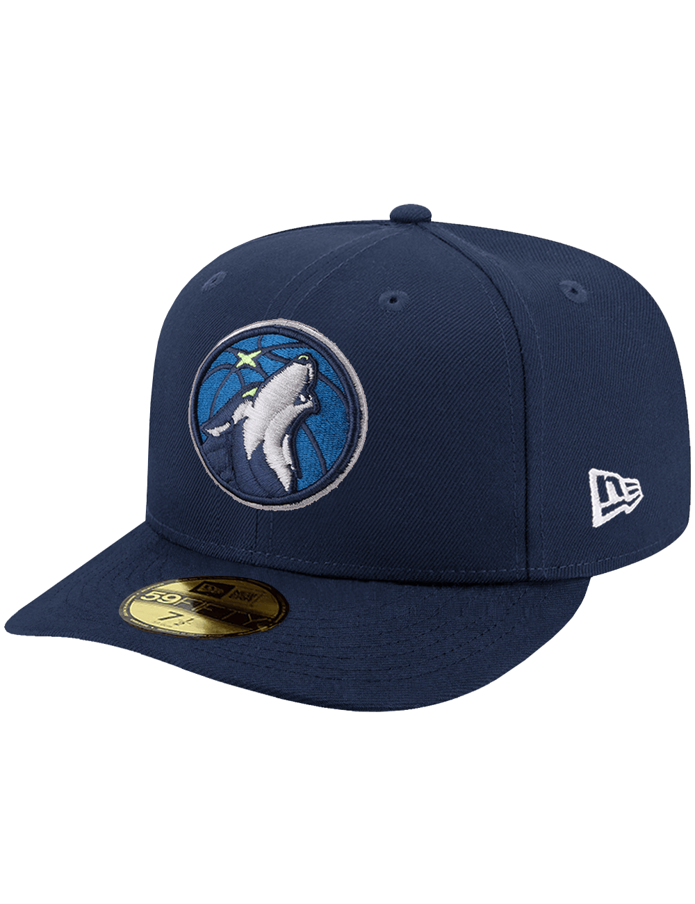 New Era Caps Minnesota Timberwolves New Era NBA Team 59FIFTY Pre-Curved Fitted Hat - Navy