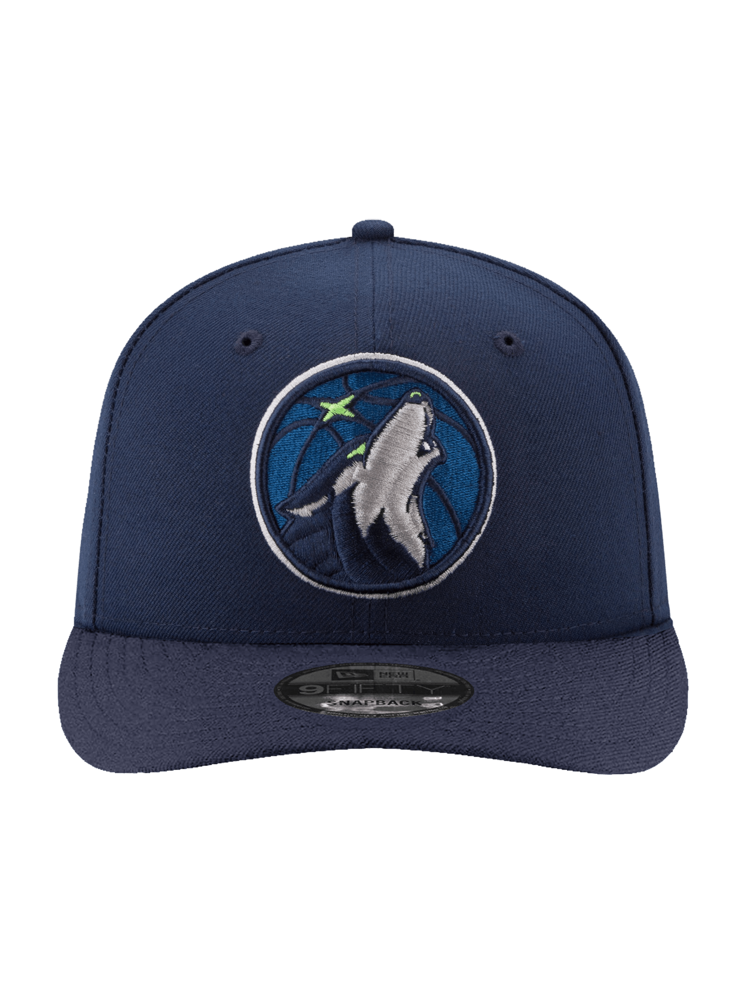 New Era Caps Minnesota Timberwolves New Era NBA Team 9FIFTY Pre-Curved Snapback Hat - Navy