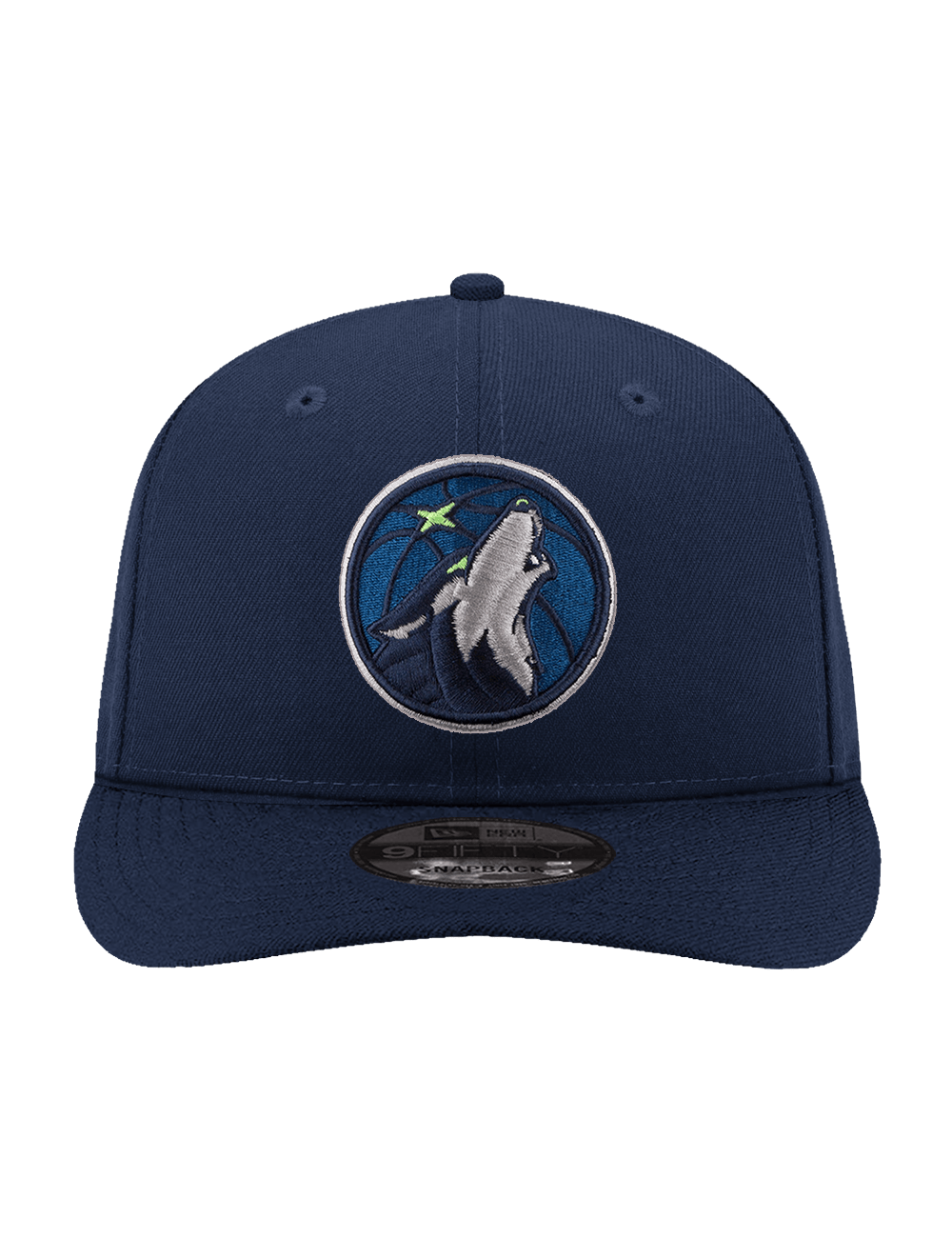 New Era Caps Minnesota Timberwolves New Era NBA Team 9FIFTY Pre-Curved Snapback Hat - Navy