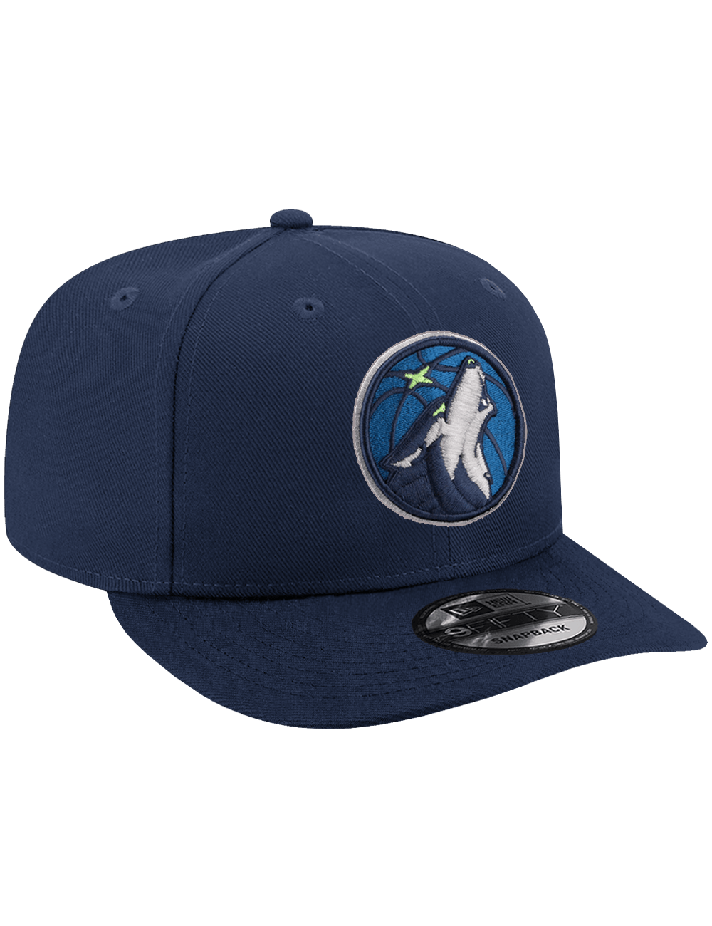 New Era Caps Minnesota Timberwolves New Era NBA Team 9FIFTY Pre-Curved Snapback Hat - Navy
