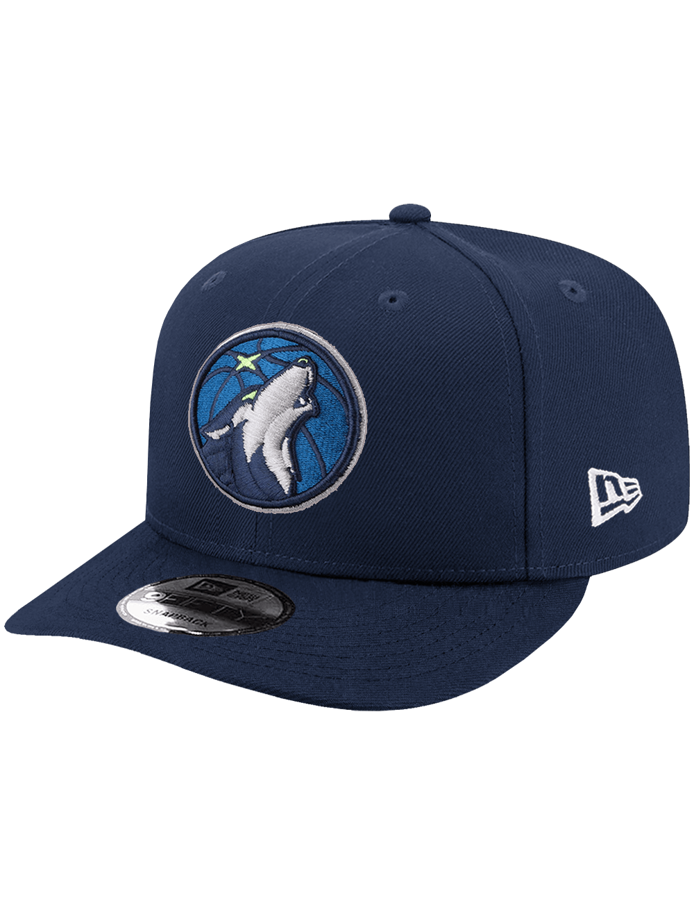 New Era Caps Minnesota Timberwolves New Era NBA Team 9FIFTY Pre-Curved Snapback Hat - Navy