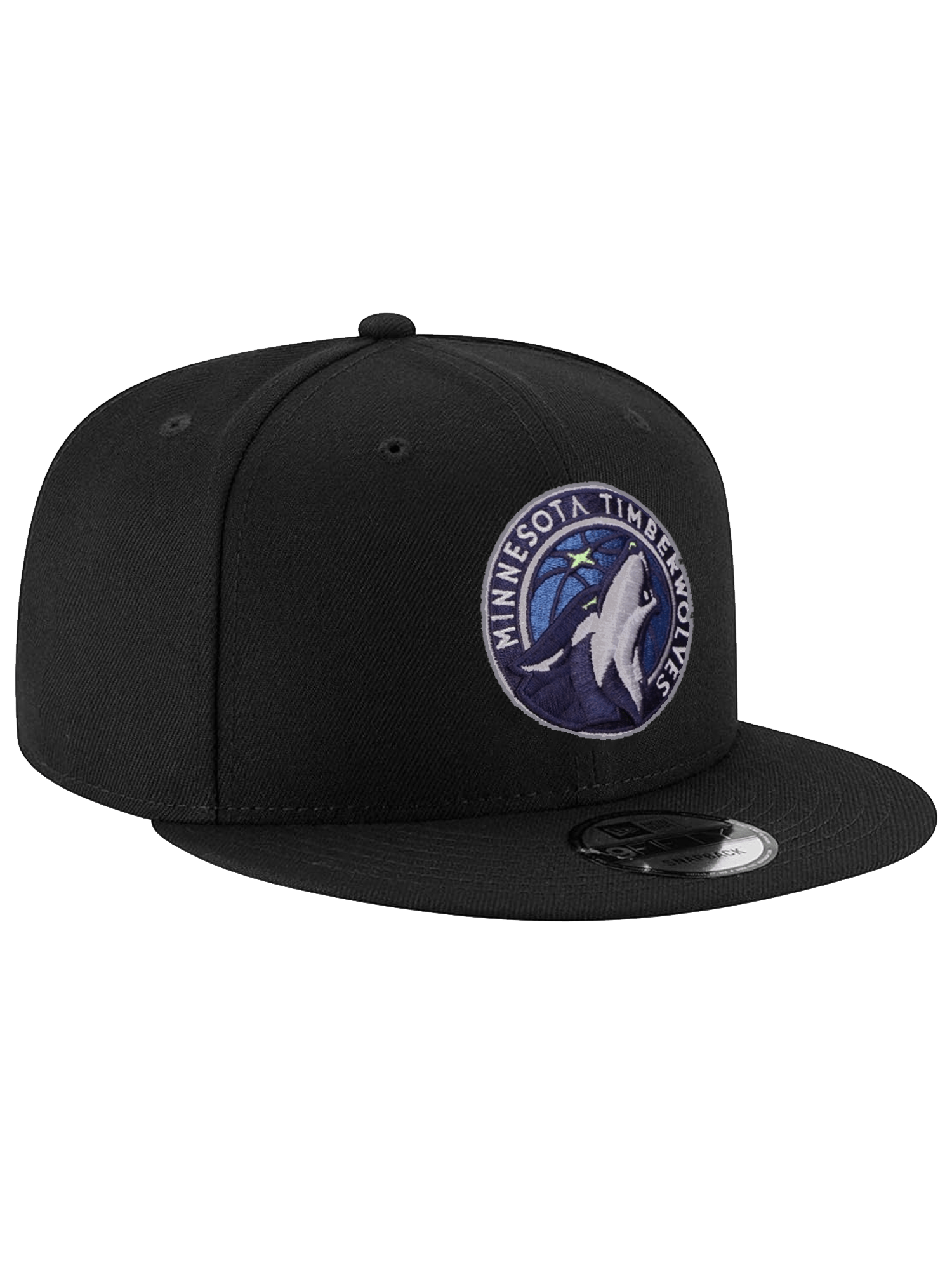 New Era Caps Minnesota Timberwolves New Era NBA Team 9FIFTY Snapback Hat - Black
