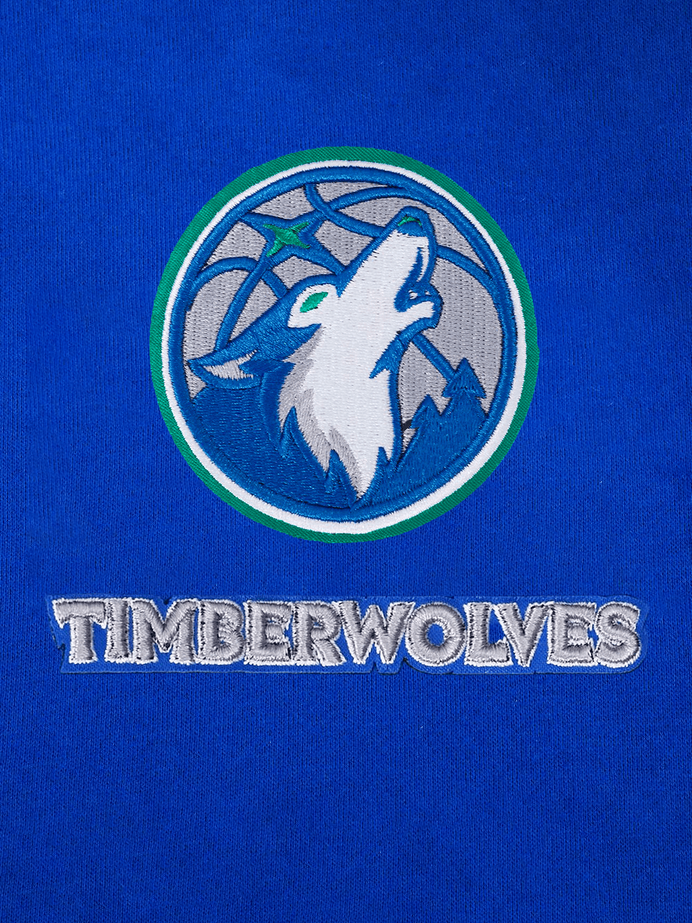 Pro Standard Jumpers Minnesota Timberwolves Pro Standard NBA Classic Chenille Flex Hoodie Jumper - Blue