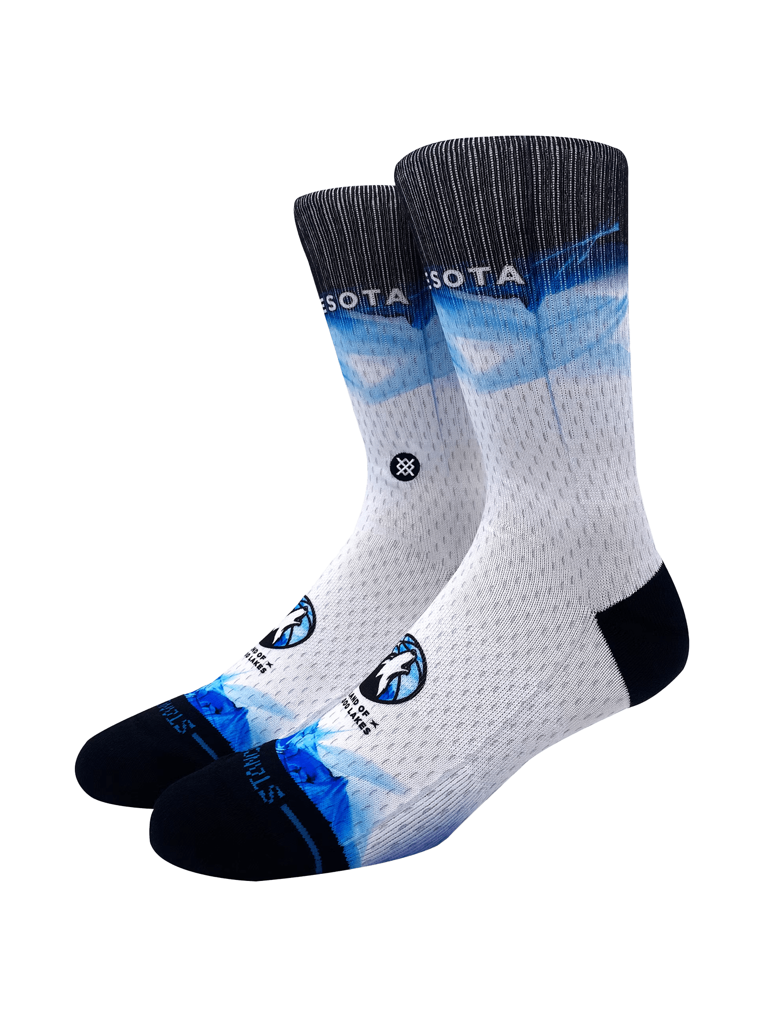 Stance Socks Large (9-12 US) Minnesota Timberwolves Stance NBA 24-25 City Edition Crew Socks