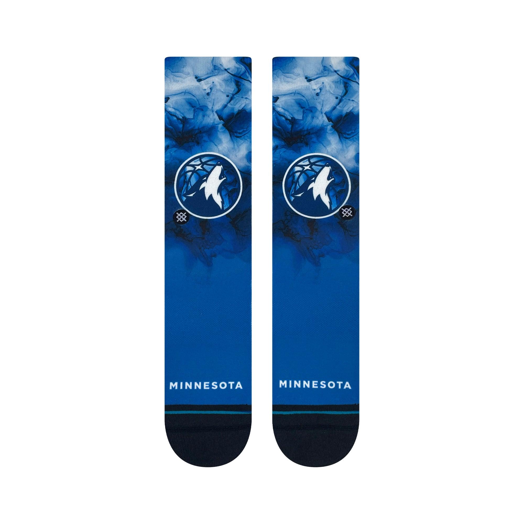 Stance Socks Large (9-12 US) Minnesota Timberwolves Stance NBA 24 City Edition Crew Socks