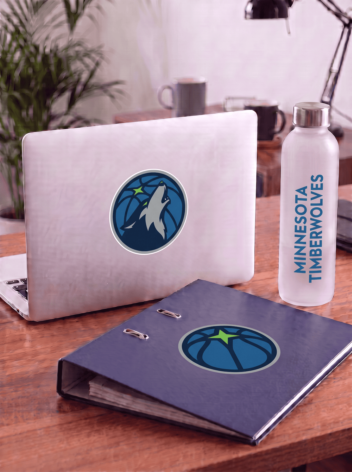 Wincraft Accessories Minnesota Timberwolves Wincraft NBA Team 3 Piece 5” x 7” Decal Set