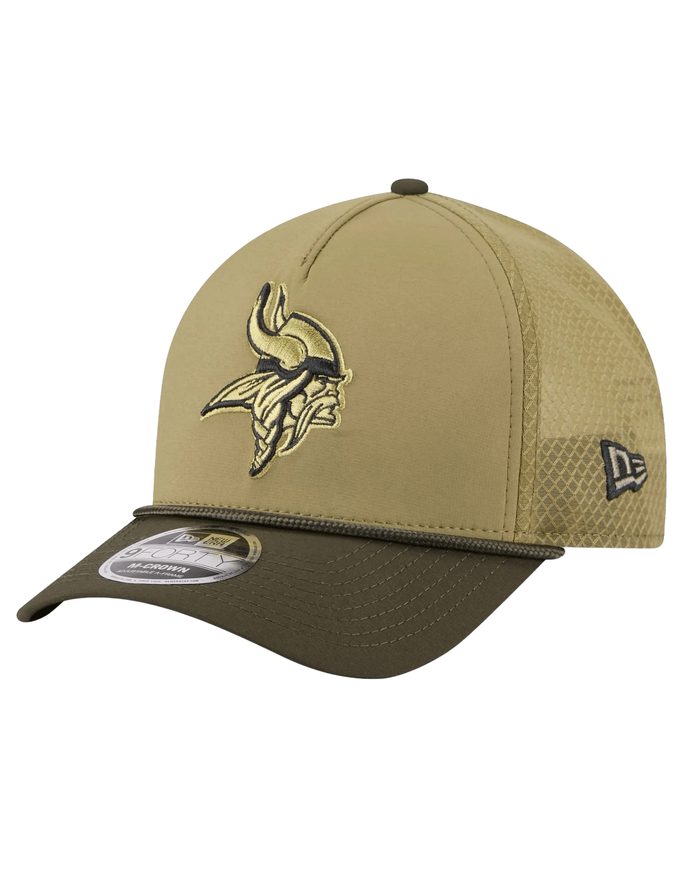 New Era Caps Minnesota Vikings New Era NFL 25 Salute To Service 9FORTY M-Crown Snapback Hat
