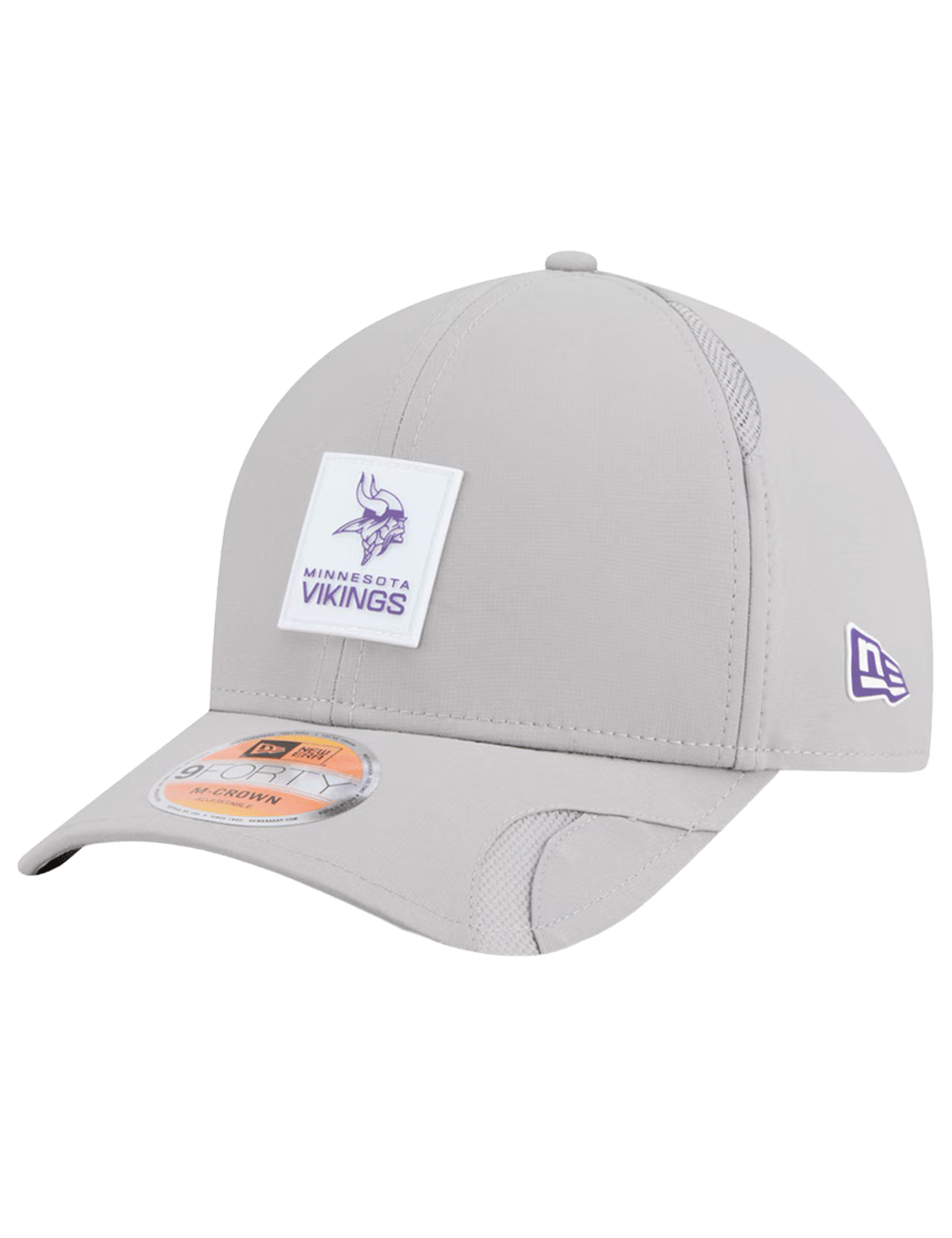 New Era Caps Minnesota Vikings New Era NFL 25 Sideline 9FORTY M-Crown Snapback Hat - Grey