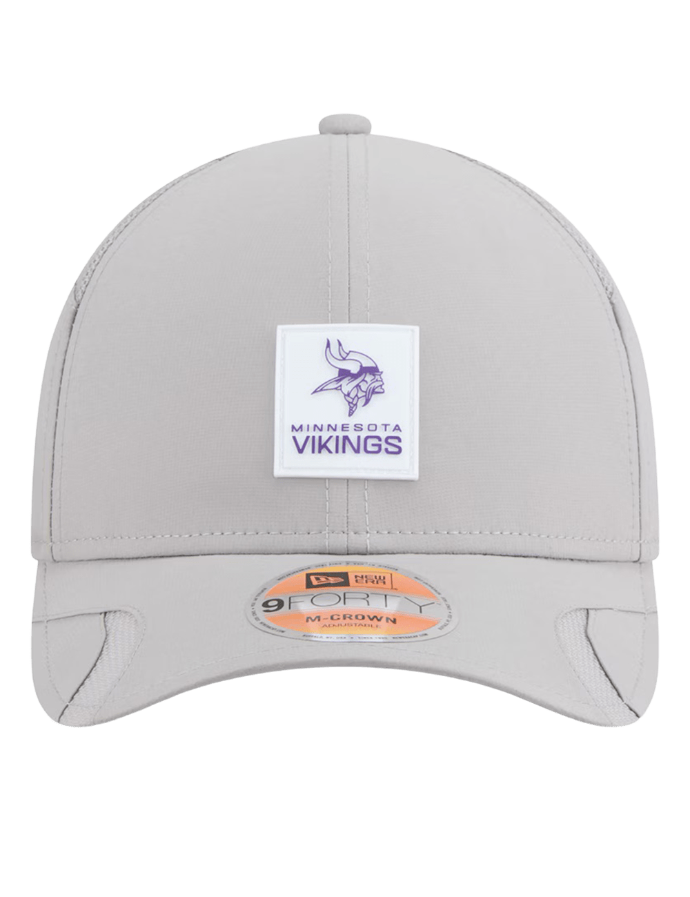 New Era Caps Minnesota Vikings New Era NFL 25 Sideline 9FORTY M-Crown Snapback Hat - Grey
