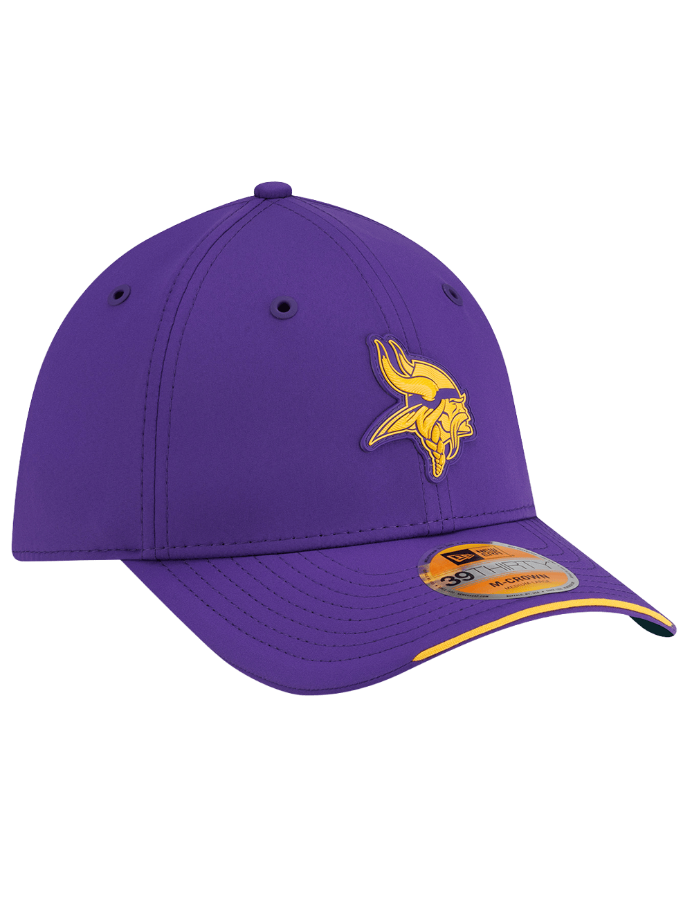 New Era Caps Minnesota Vikings New Era NFL 26 Sideline 39THIRTY M-Crown Stretch-Fit Hat - Purple