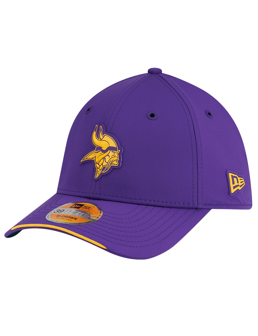 New Era Caps Minnesota Vikings New Era NFL 26 Sideline 39THIRTY M-Crown Stretch-Fit Hat - Purple