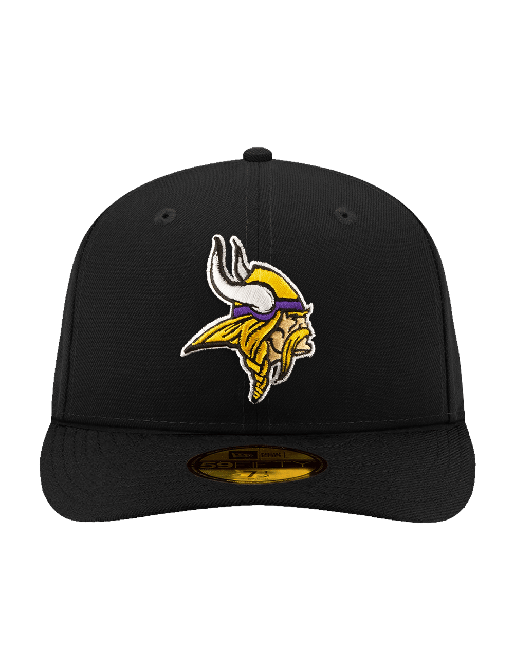 New Era Caps Minnesota Vikings New Era NFL Team Pre-Curved 59FIFTY Fitted Hat - Black