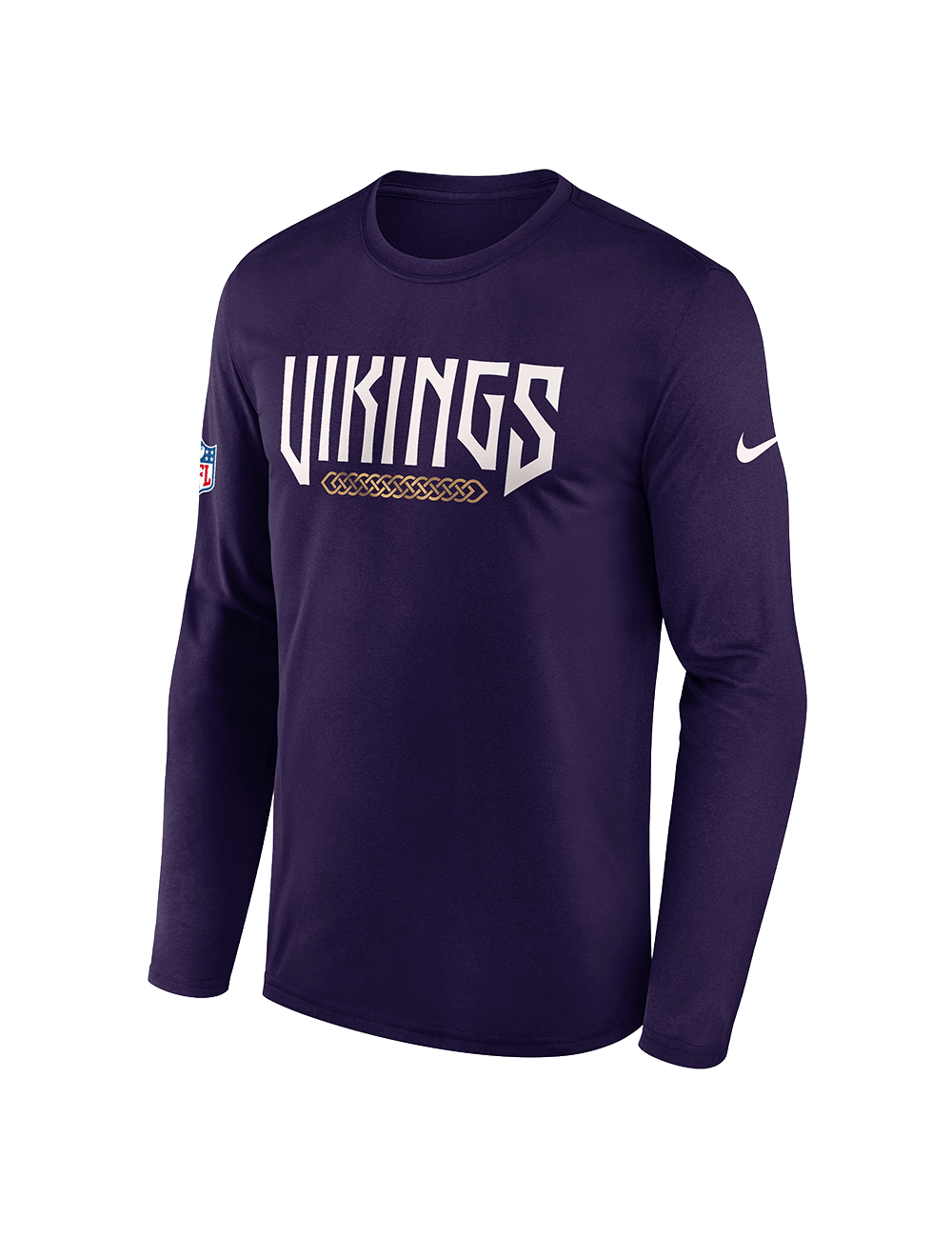 Nike T-Shirts Minnesota Vikings Nike NFL 26 Rivalries Dri-Fit Legend Long Sleeve T-Shirt