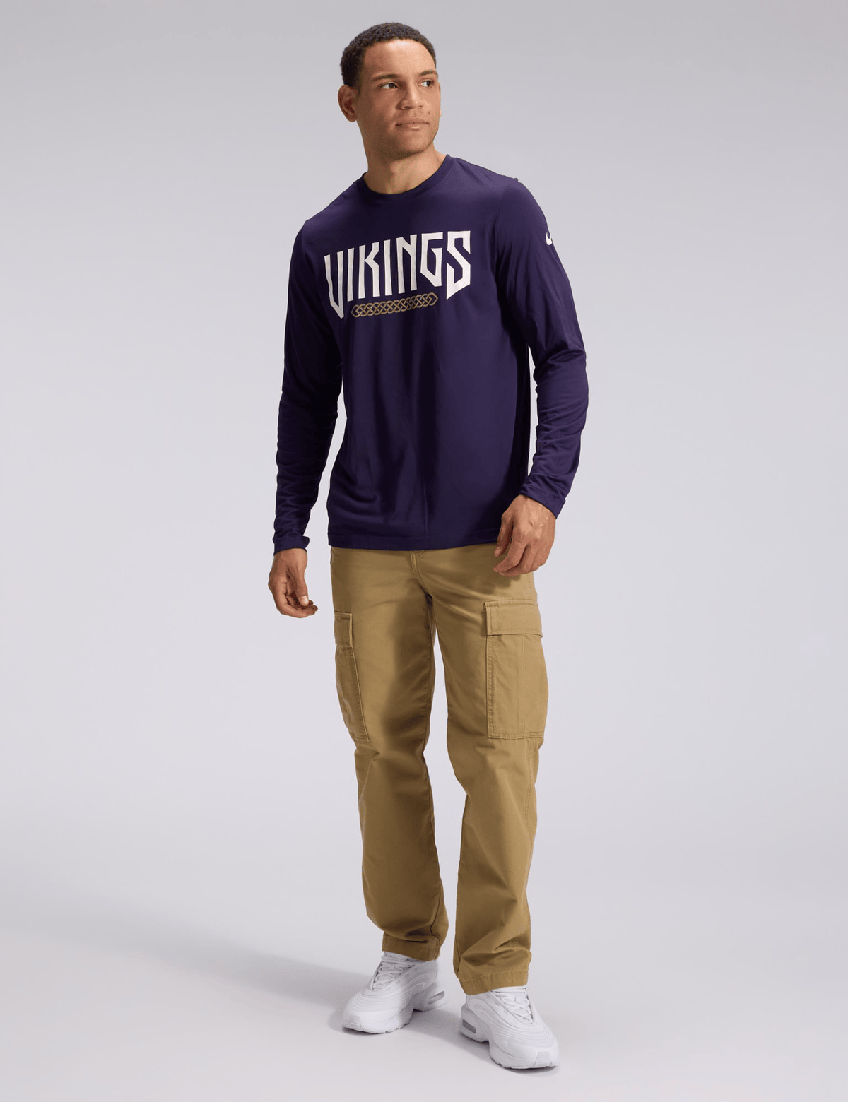 Nike T-Shirts Minnesota Vikings Nike NFL 26 Rivalries Dri-Fit Legend Long Sleeve T-Shirt