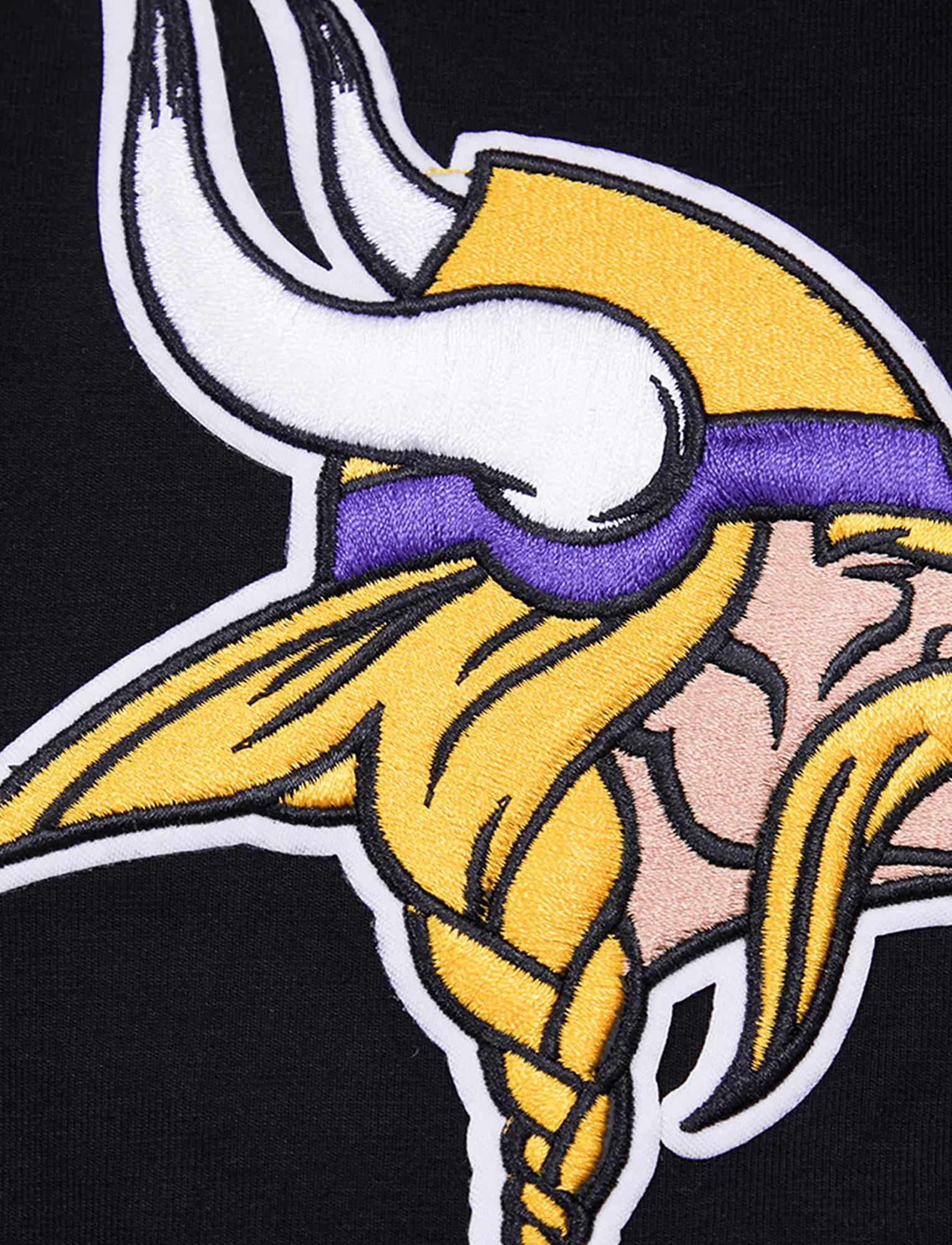 Pro Standard T-Shirts Minnesota Vikings Pro Standard NFL Classic Chenille Flex T-Shirt - Black