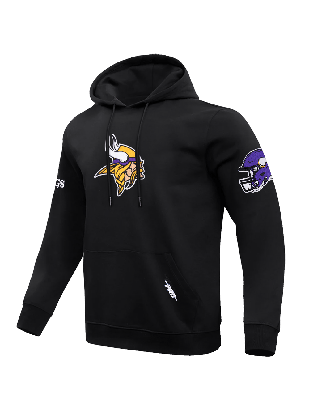 Pro Standard Jumpers Minnesota Vikings Pro Standard NFL Team Chenille Flex Hoodie Jumper - Black