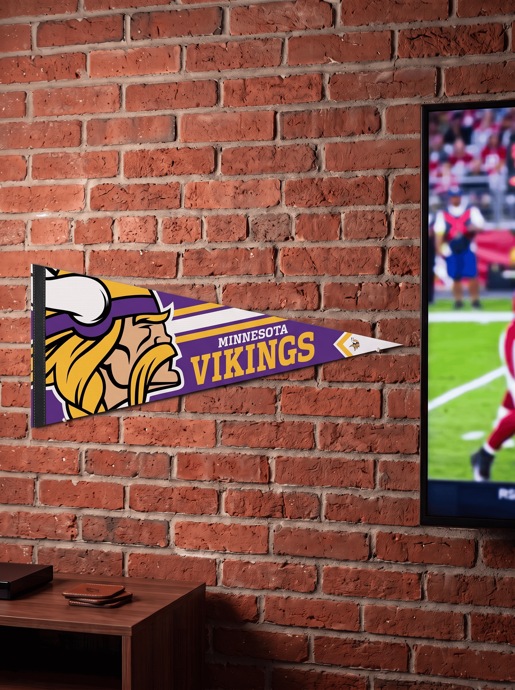 Wincraft Accessories Minnesota Vikings Wincraft NFL Team Premium 12" x 30" Pennant