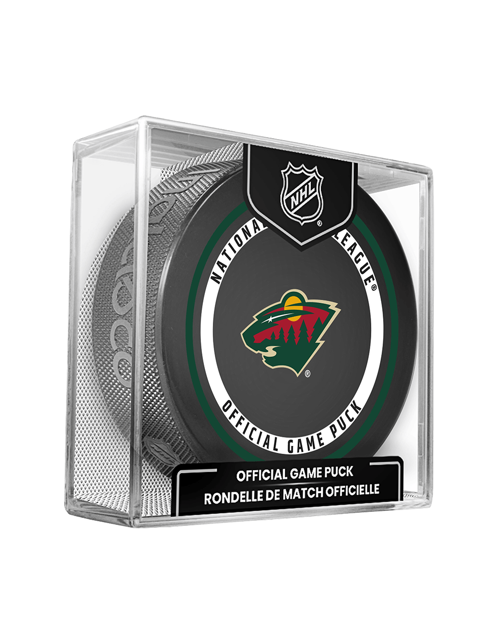 Inglasco Pucks Minnesota Wild Inglasco NHL 26-27 Official Game Puck In Cube