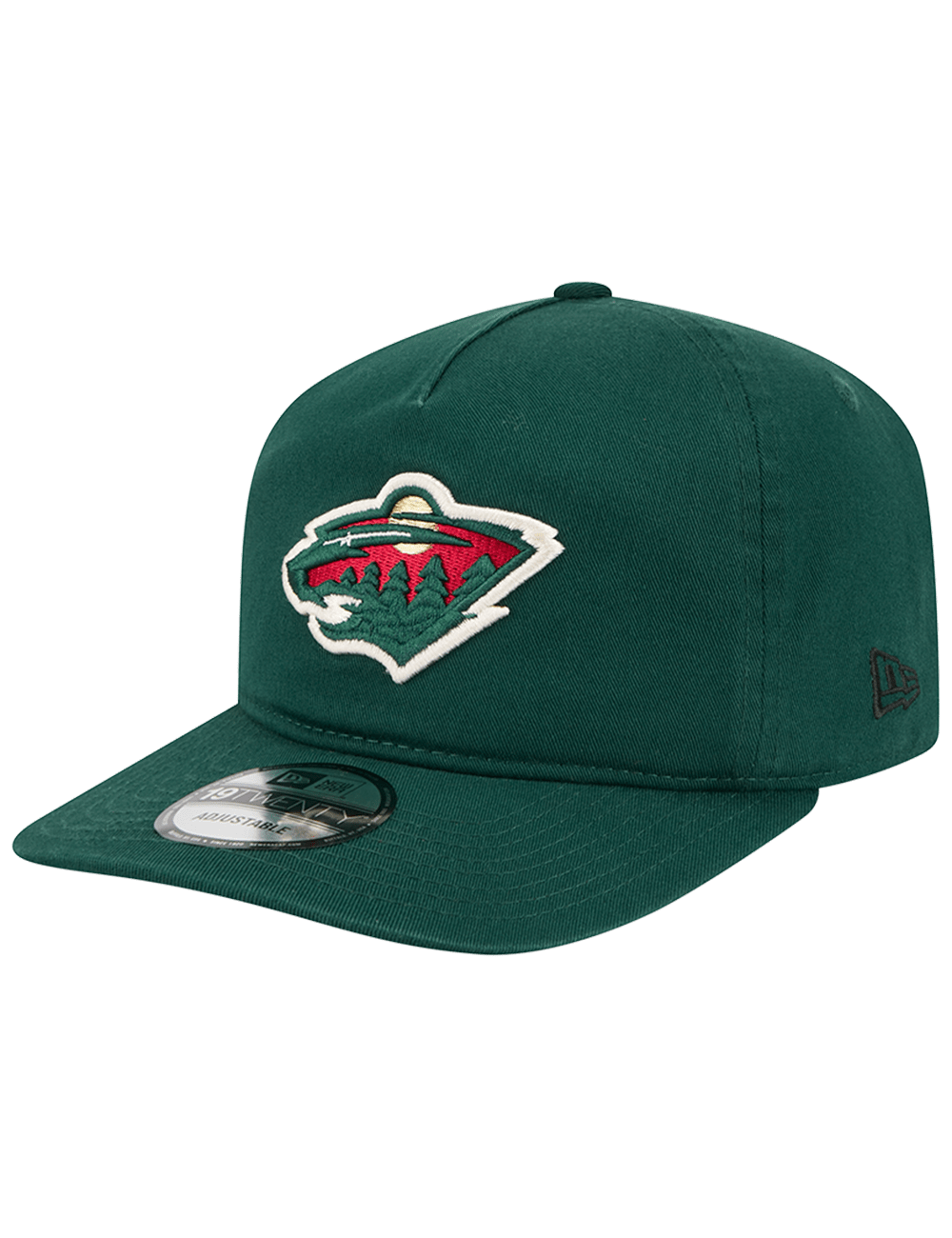 New Era Caps Minnesota Wild New Era NHL Team 19TWENTY Pre-Curved Snapback Hat - Green