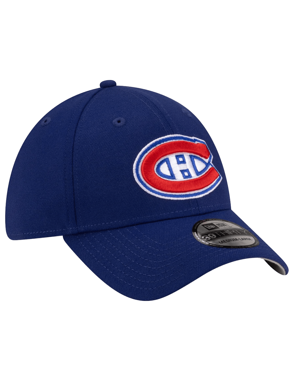 New Era Caps Montreal Canadiens New Era NHL Team 39THIRTY Stretch Fit Hat - Blue