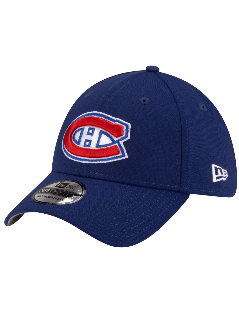 New Era Caps Montreal Canadiens New Era NHL Team 39THIRTY Stretch Fit Hat - Blue