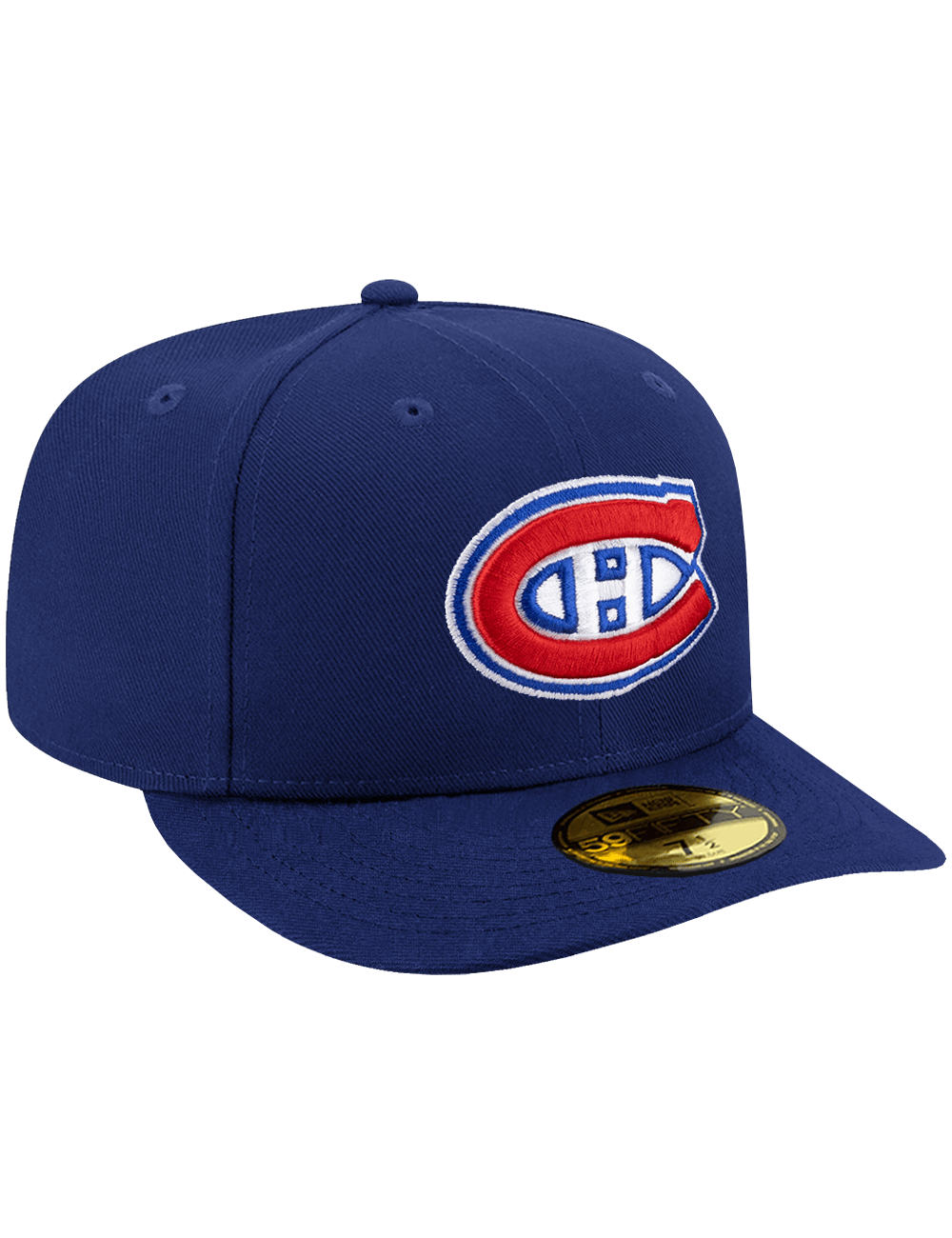 New Era Caps Montreal Canadiens New Era NHL Team 59FIFTY Pre-Curved Fitted Hat - Blue