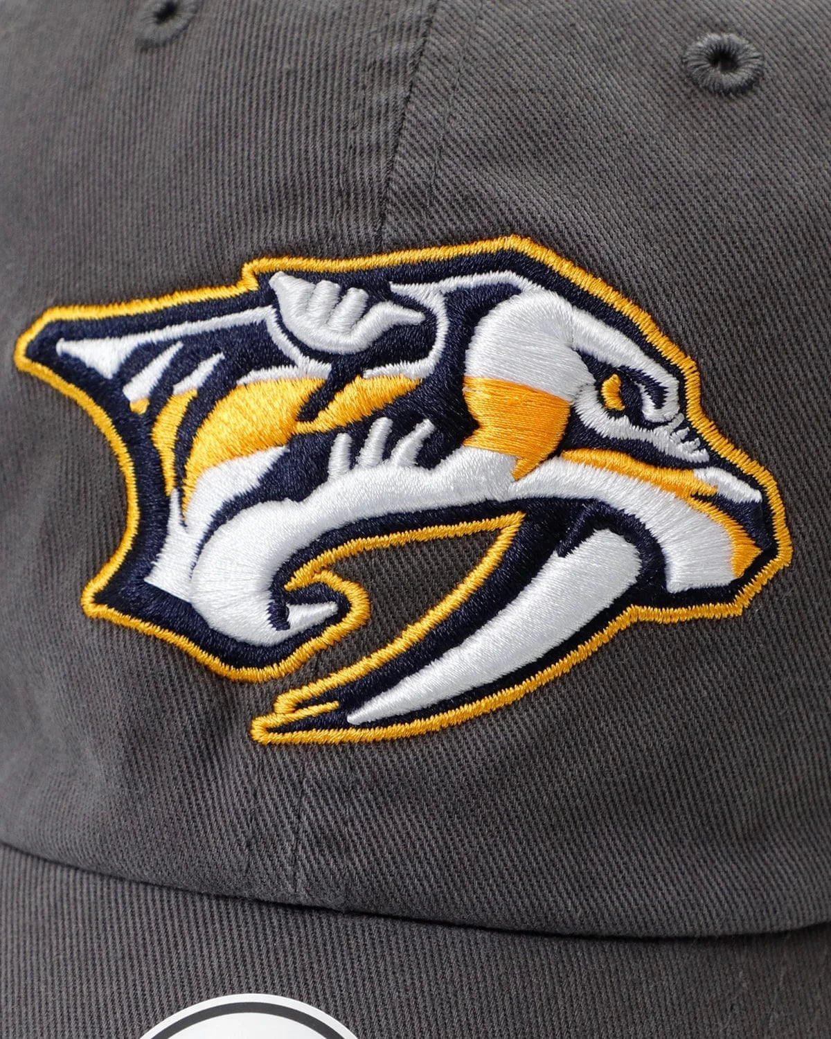 47 Brand Caps Nashville Predators '47 NHL Team Clean Up Strapback Hat - Charcoal